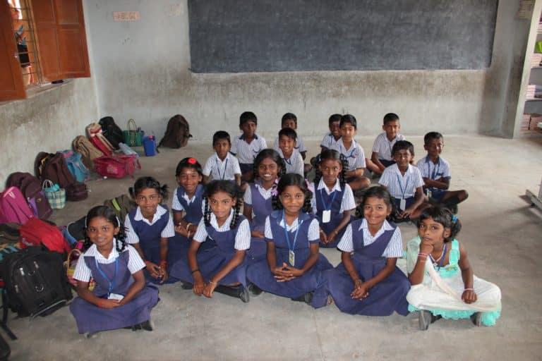 Children in Christian School in India